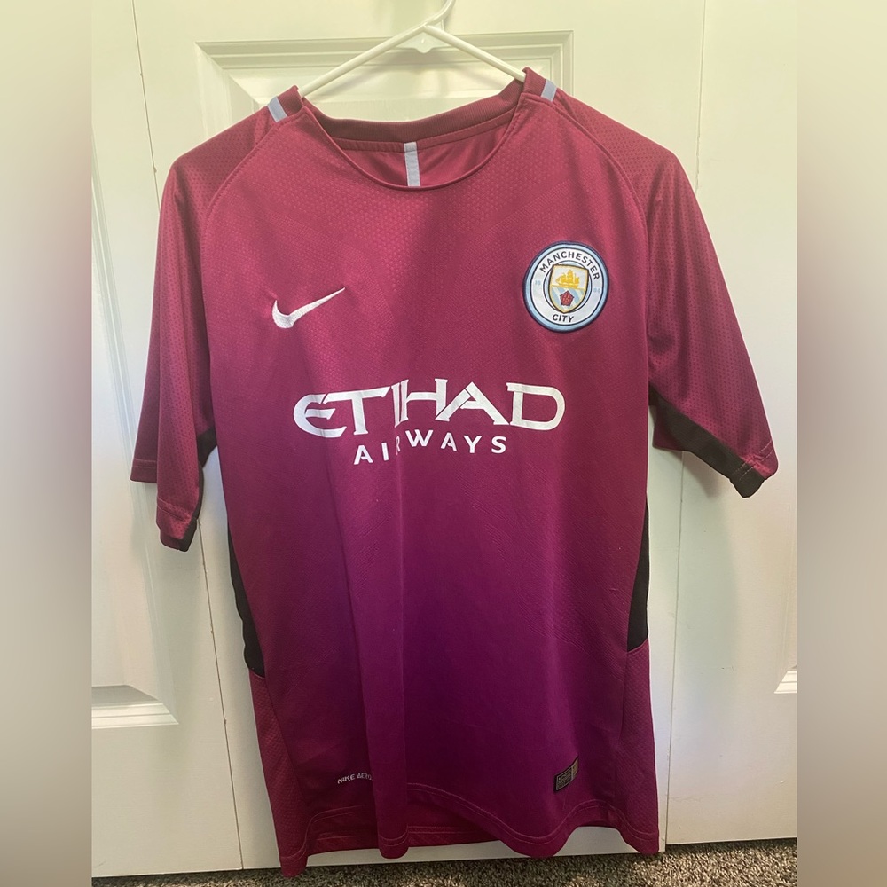 Etihad maroon Jersey for Manchester City